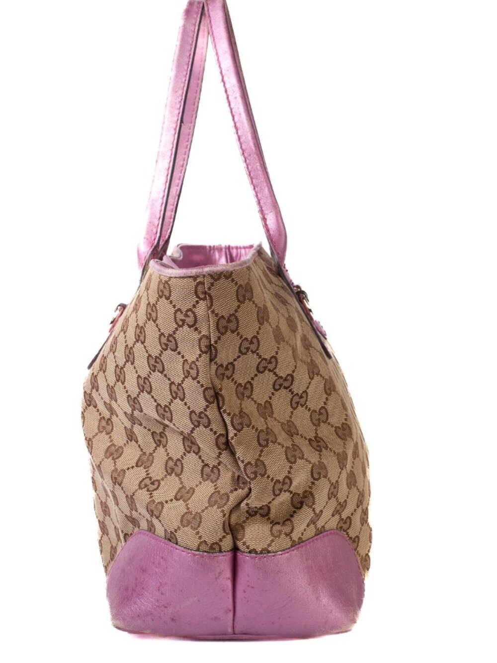 Authentic Gucci GG Canvas Heart Brit Tote Bag - Picture 3 of 16